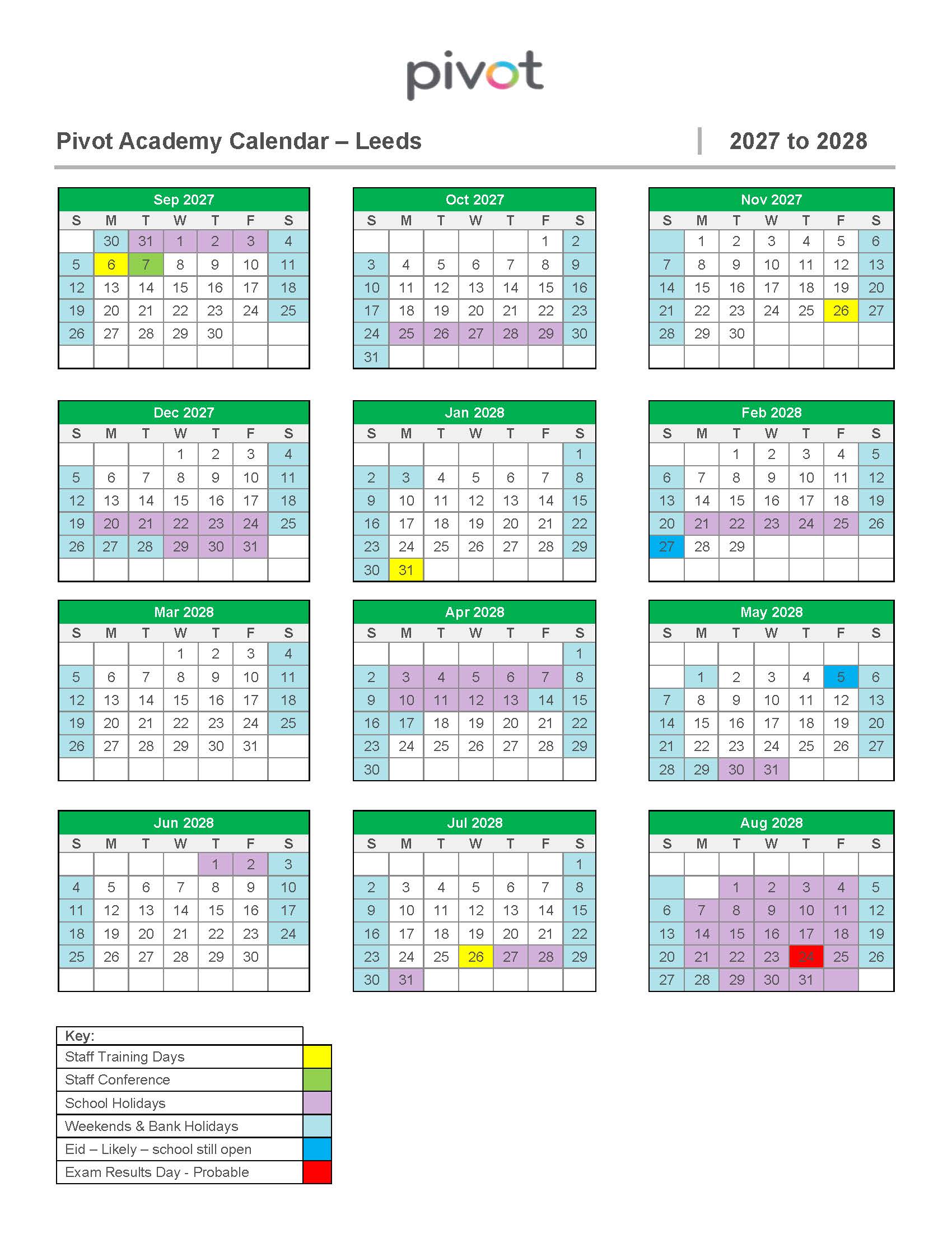 Kirkless Acadamies Term Dates